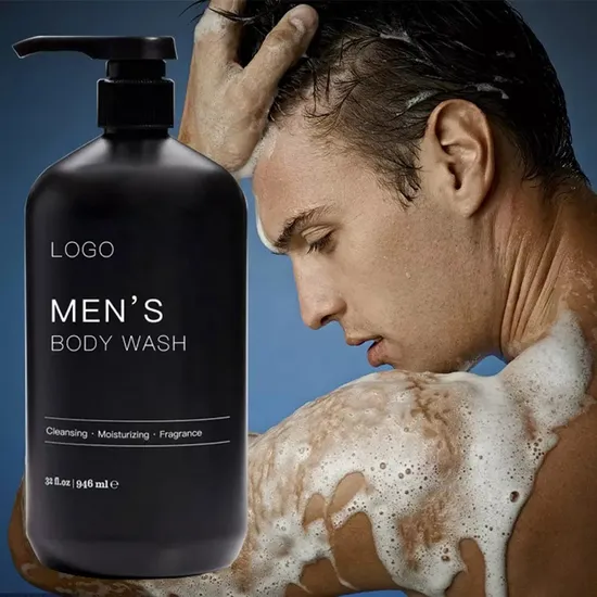 Customized Private Logo Luxury Men Shower Gel Long